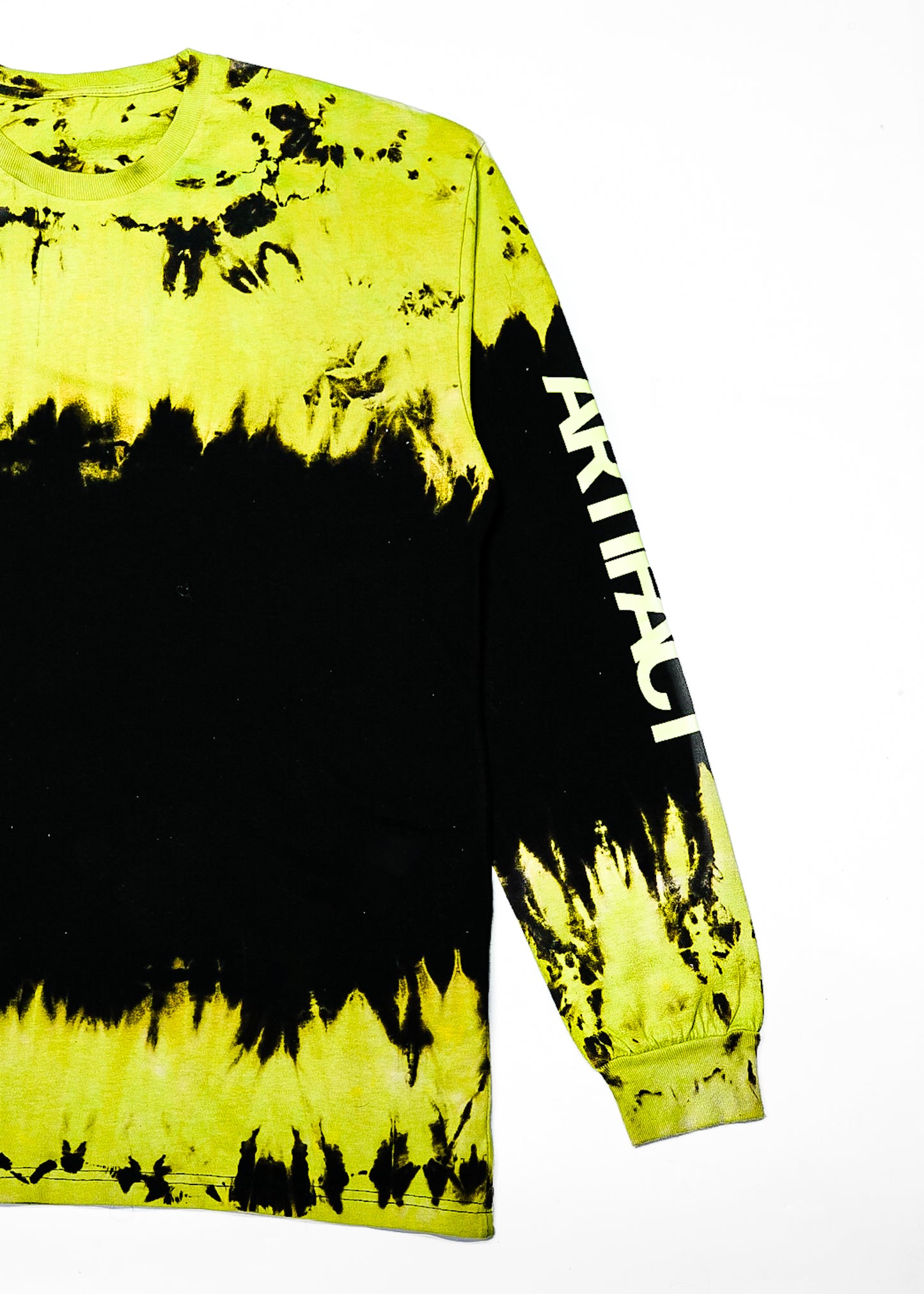 DYES EFFX | Black X Lime 1-OFF Tee | Contra-Dye Series