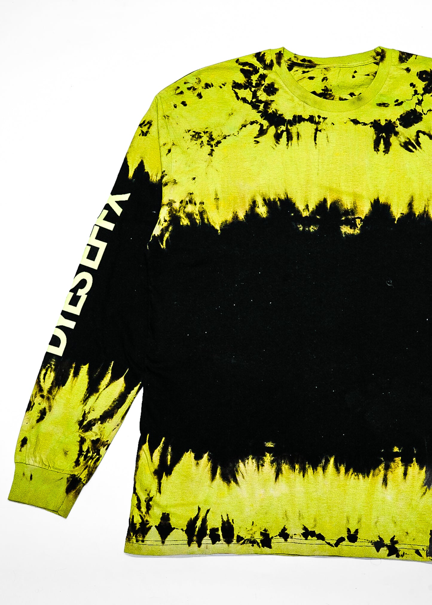 DYES EFFX | Black X Lime 1-OFF Tee | Contra-Dye Series